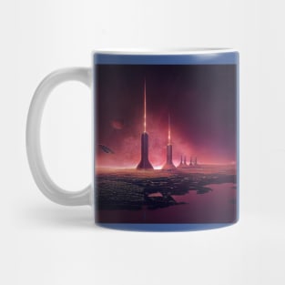 Interplanetary Spaceport Mug